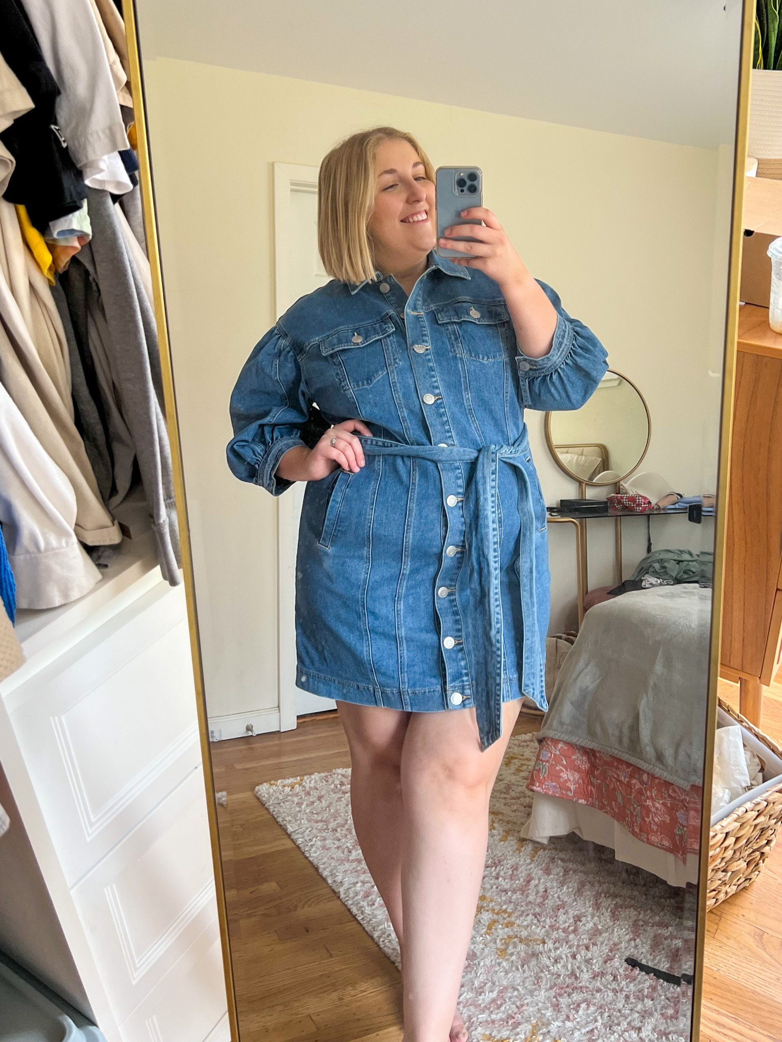 The cutest denim dress for fall! Perfect with boots for fall family photos! I’m wearing a size 16 & it’s only $36😍

#LTKmidsize #LTKSeasonal #LTKplussize