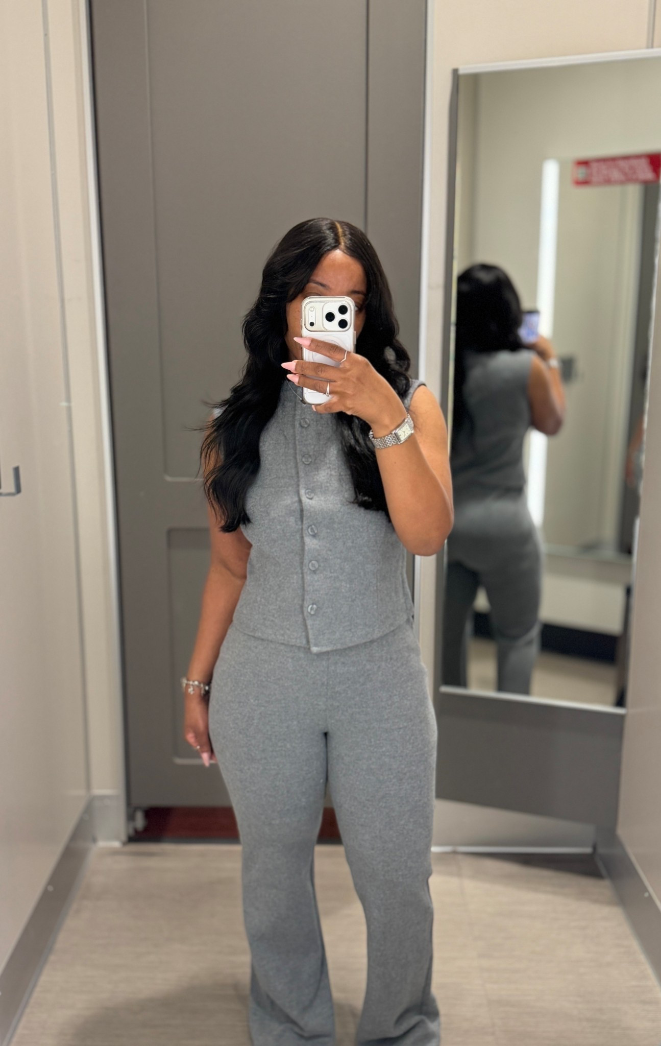 wearing a size small in the vest and a medium in the bottom(they didn’t have a small in this color to try on). It was definitely a bit roomy in the front but comfortable on. Love the way the vest fit.


#LTKootd #LTKU #LTKPetite