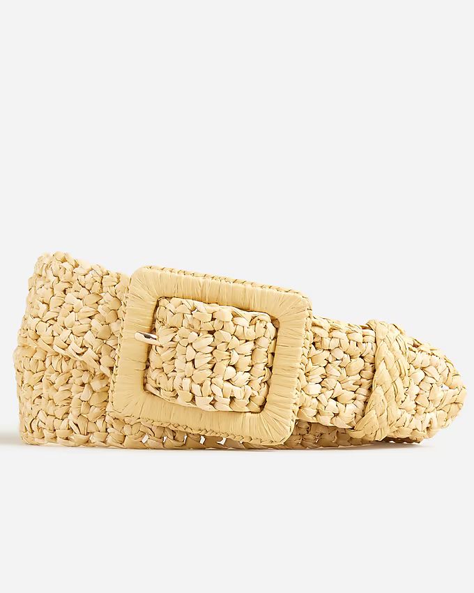 Woven square buckle belt | J.Crew US