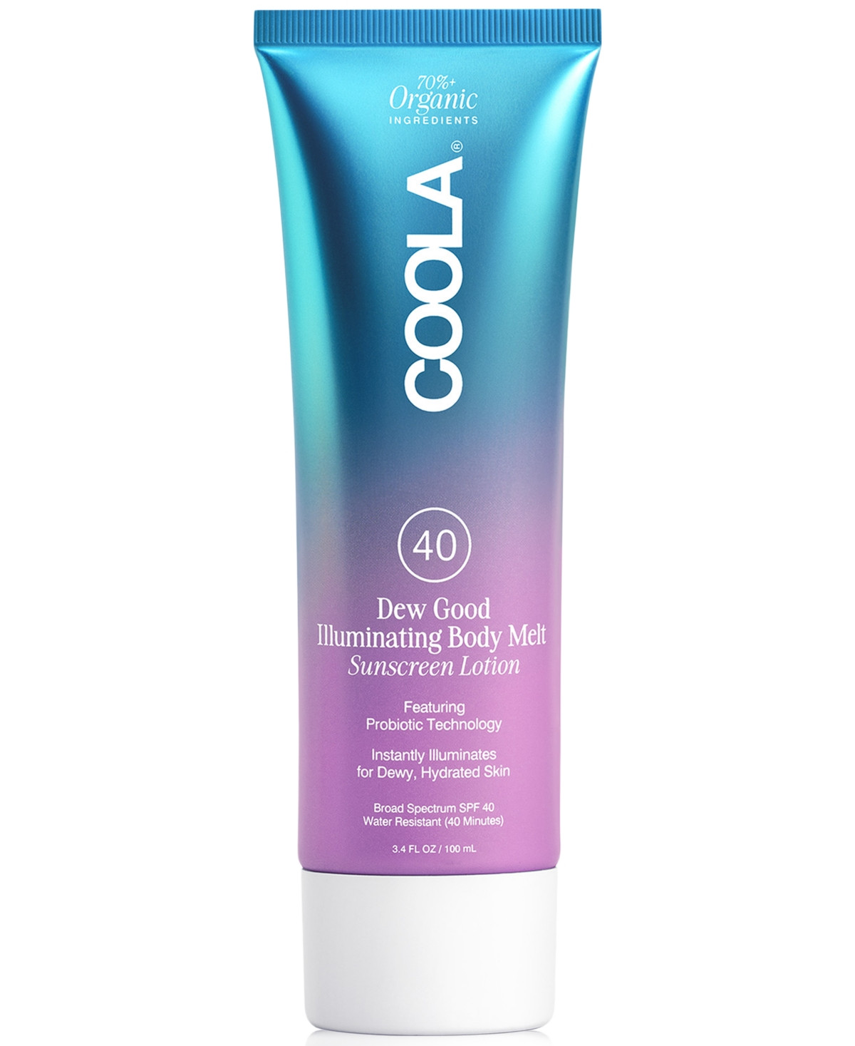 Coola Dew Good Illuminating Body Melt Sunscreen Lotion Spf 40, 3.4 oz. | Macy's