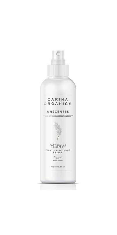 Carina Organics Fast Drying Hair Spray Unscented | Well.ca