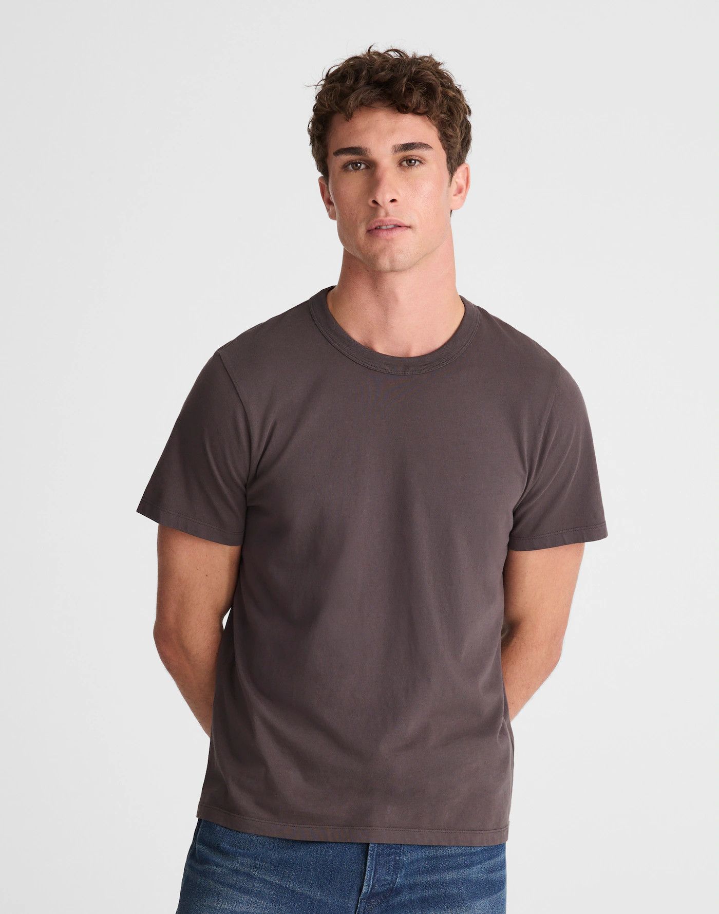 Garment-Dyed Allday Crewneck Tee | Madewell | Madewell