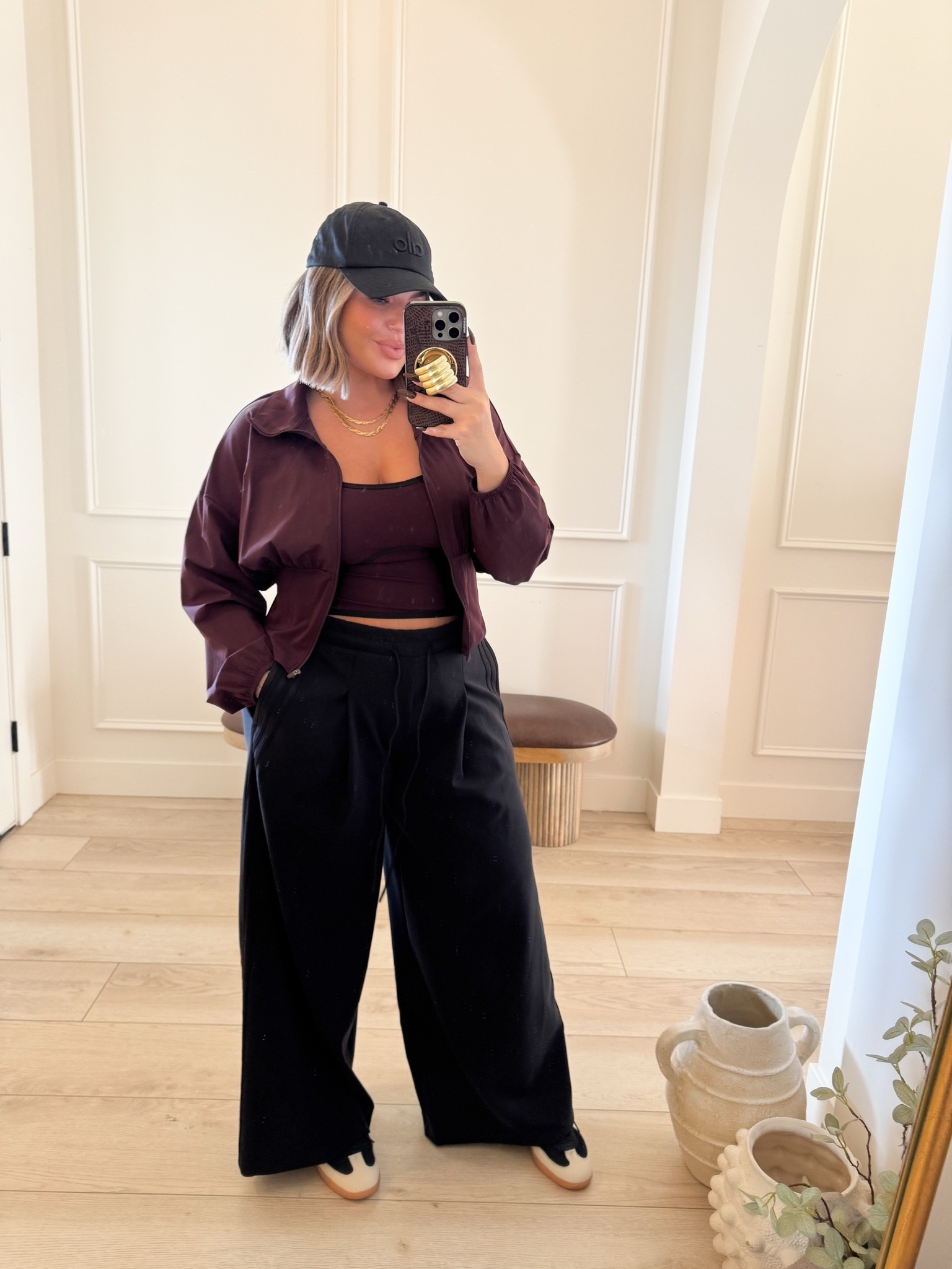 Bra xl 
Jacket L 
Pants L 
#walmart #adidas #alo