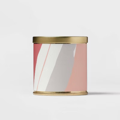4oz Metal Candle Peony & Cherry Blossom Pink - Threshold™ | Target