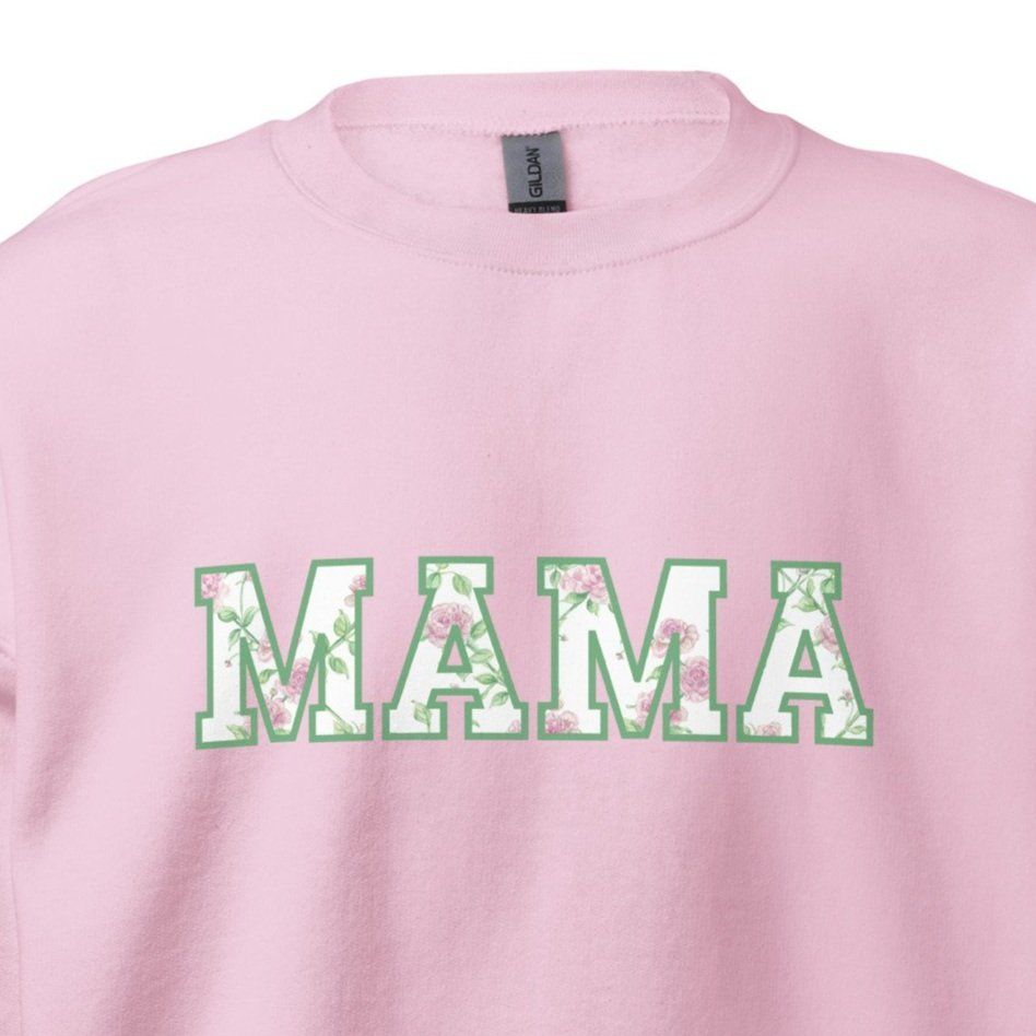 Custom Mom or Grandma Name Rose Trellis Sweatshirt | Multiple Colors Available — Simply Jessica... | Simply Jessica Marie
