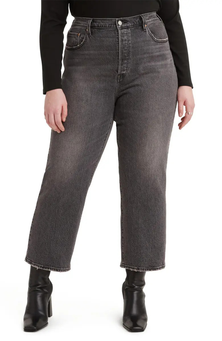 Levi's® High Waist Straight Leg Ankle Jeans | Nordstrom | Nordstrom