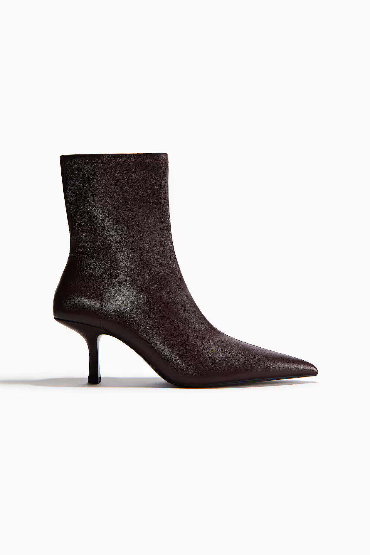 Leather sock boots | H&M (UK, MY, IN, SG, PH, TW, HK)
