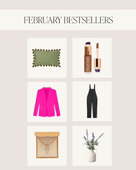 February best-sellers

Green throw pillows, pink blazer, home finds 

#LTKhome #LTKFind
