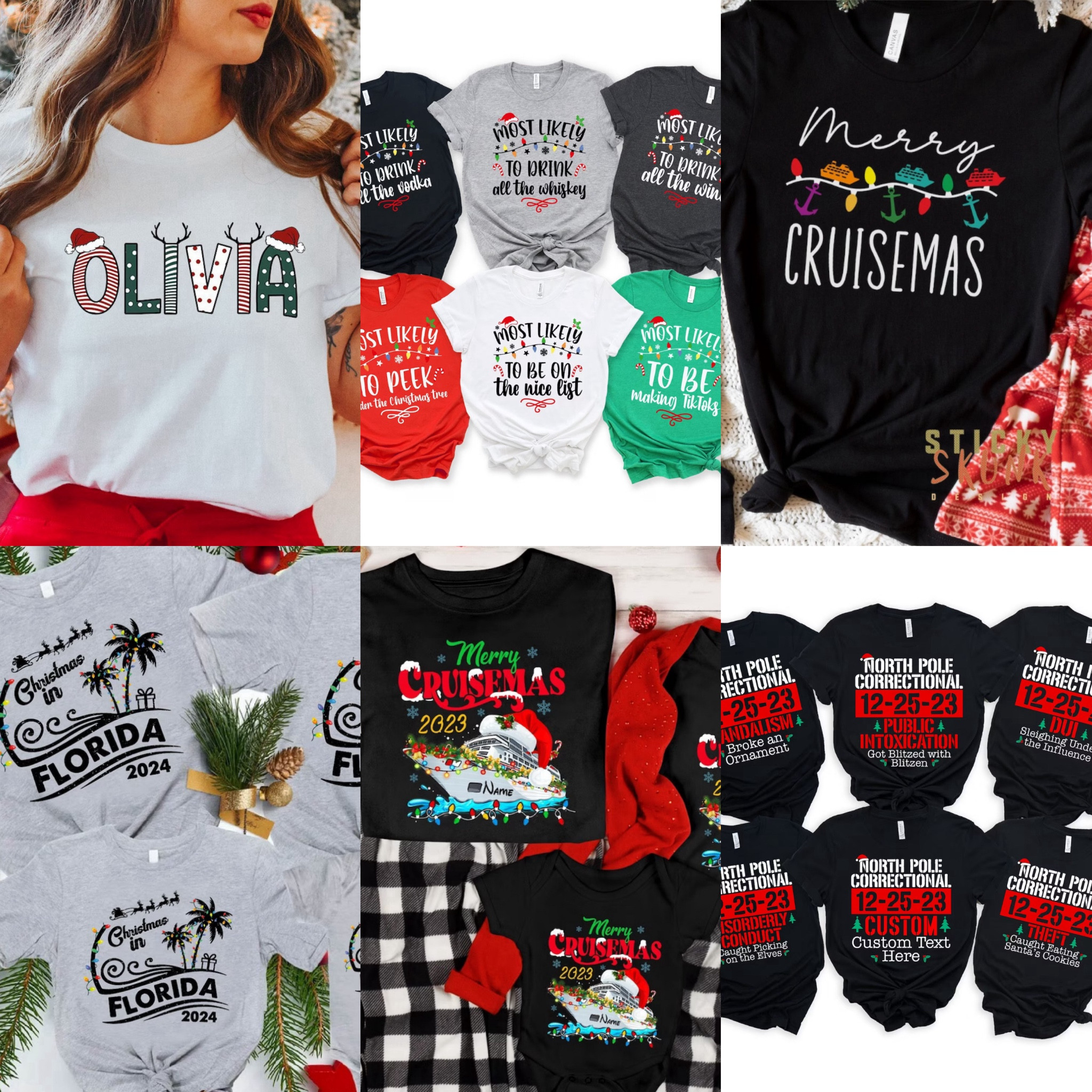 Etsy
Christmas
Holiday
Custom
Graphic Tee
T-shirt
Crewneck
Sweatshirt
Matching Shirts
Family Shirts
Couple Shirts
Vacation
Travel
Cruise
Holiday
Florida
Disney
Universal
Christmas Vacation
Home Alone
Unique
Fun
Small Business
Sale
Cyber Week
Winter
Group Shirts
Beach
Pool
Bahamas
Caribbean
Orlando
California

#LTKHoliday #LTKtravel #LTKfamily