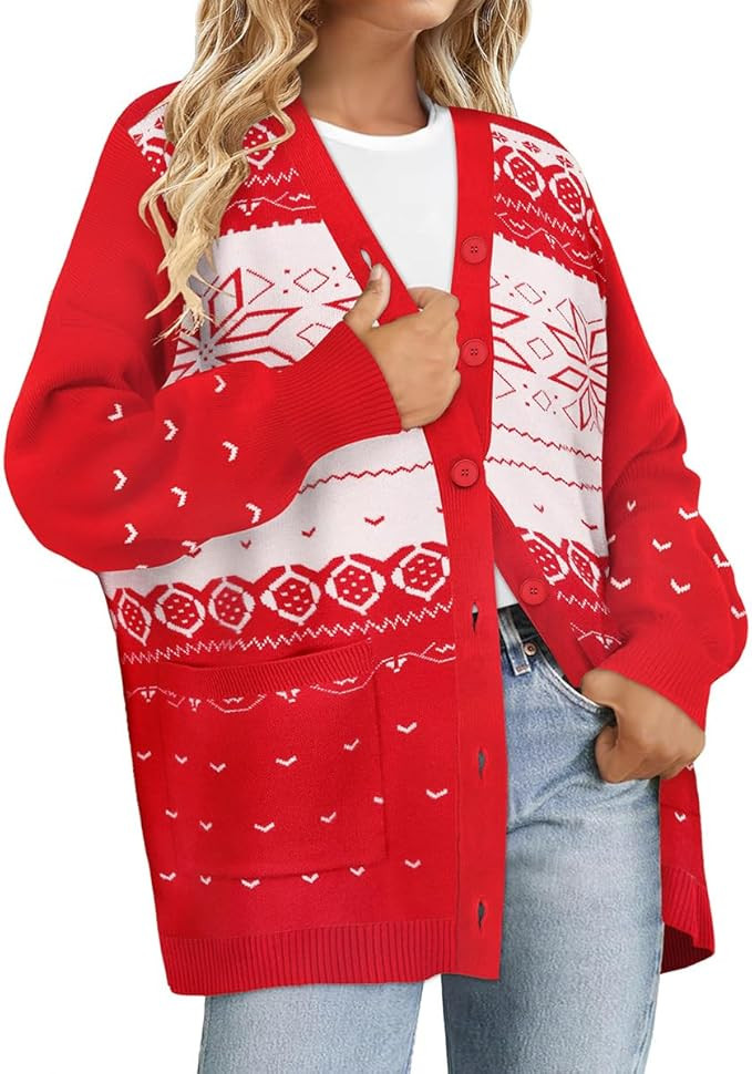 RITERA Womens Plus Size Cardigans Sweatershirts Coat Open Front Button Up Long Sleeeve Oversize W... | Amazon (US)