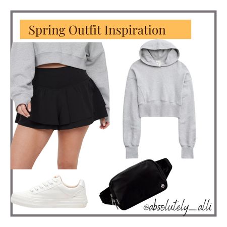Shorts | hoodie | belt bag | casual outfit | athleisure 

#LTKSpringSale #LTKfindsunder50 #LTKSeasonal