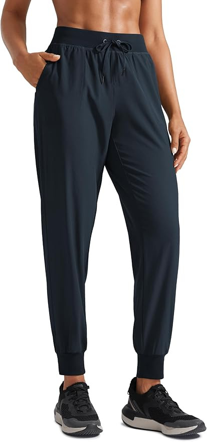 CRZ YOGA Women's Lightweight Workout Joggers 27.5" - Travel Casual Outdoor Running Athletic Track... | Amazon (US)