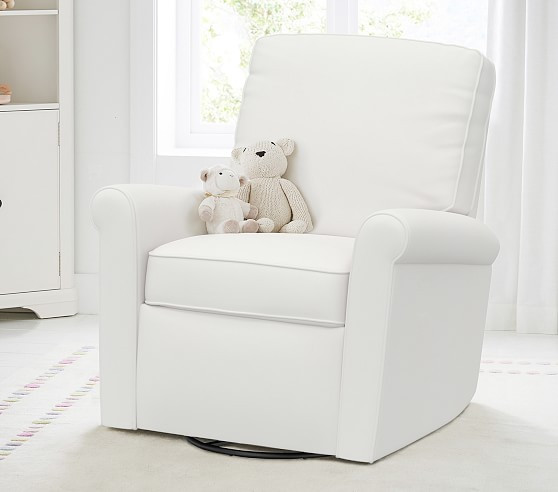 Small Comfort Swivel Glider & Recliner | Pottery Barn Kids
