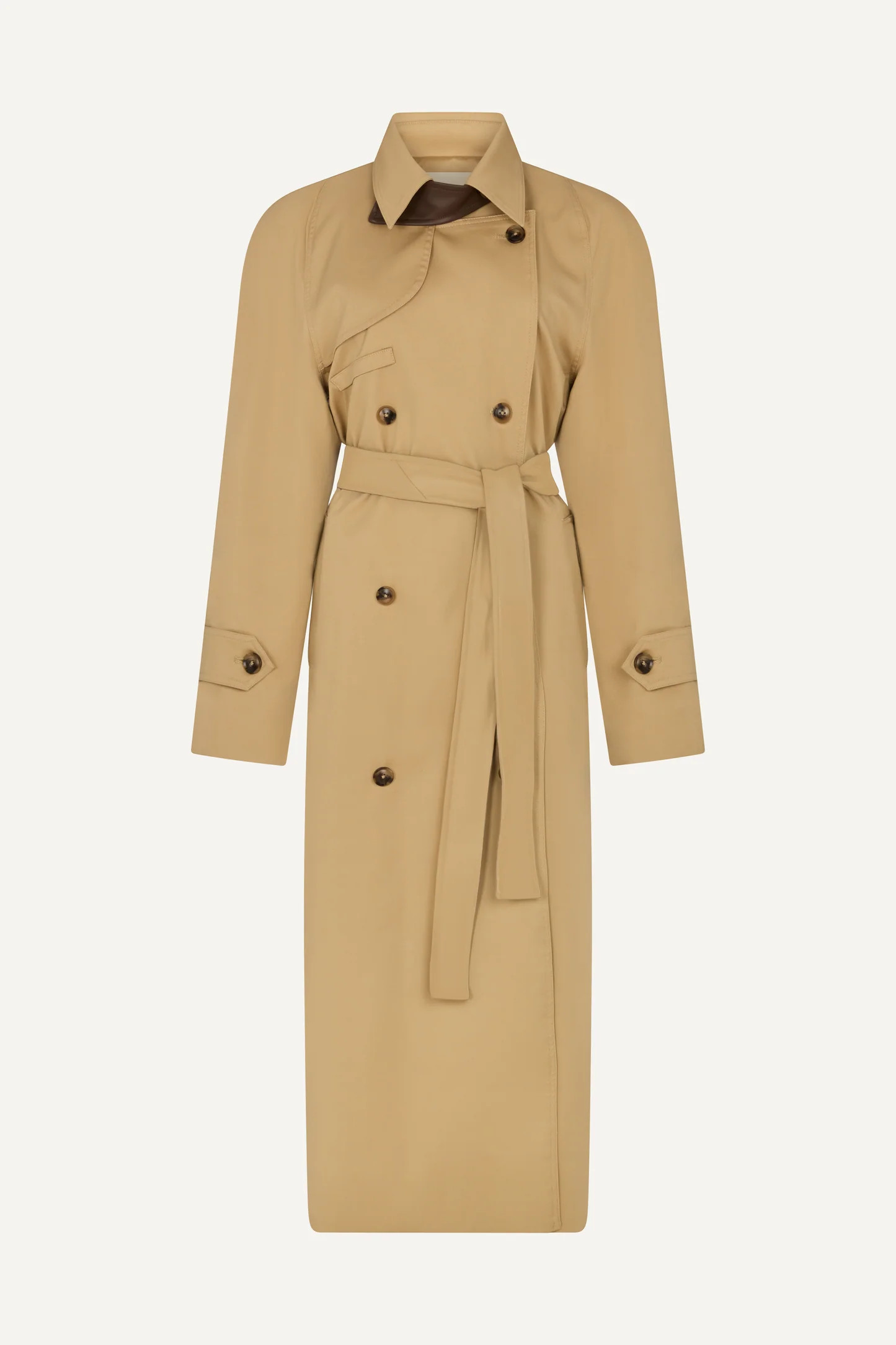 Poppy Canvas Trench | DUCIE