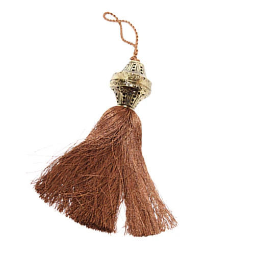 Brass Top Silk Tassel - Thatch | SmithHönig