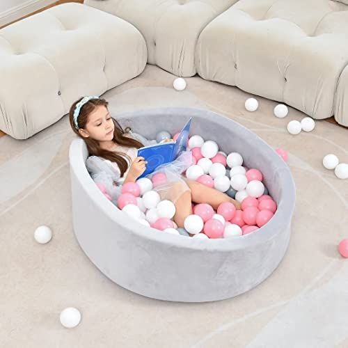 Avazera Foam Ball Pit, Kiddie Memory Ball Pits for Toddlers Kids Babies Ball Playpen Soft Round B... | Amazon (US)
