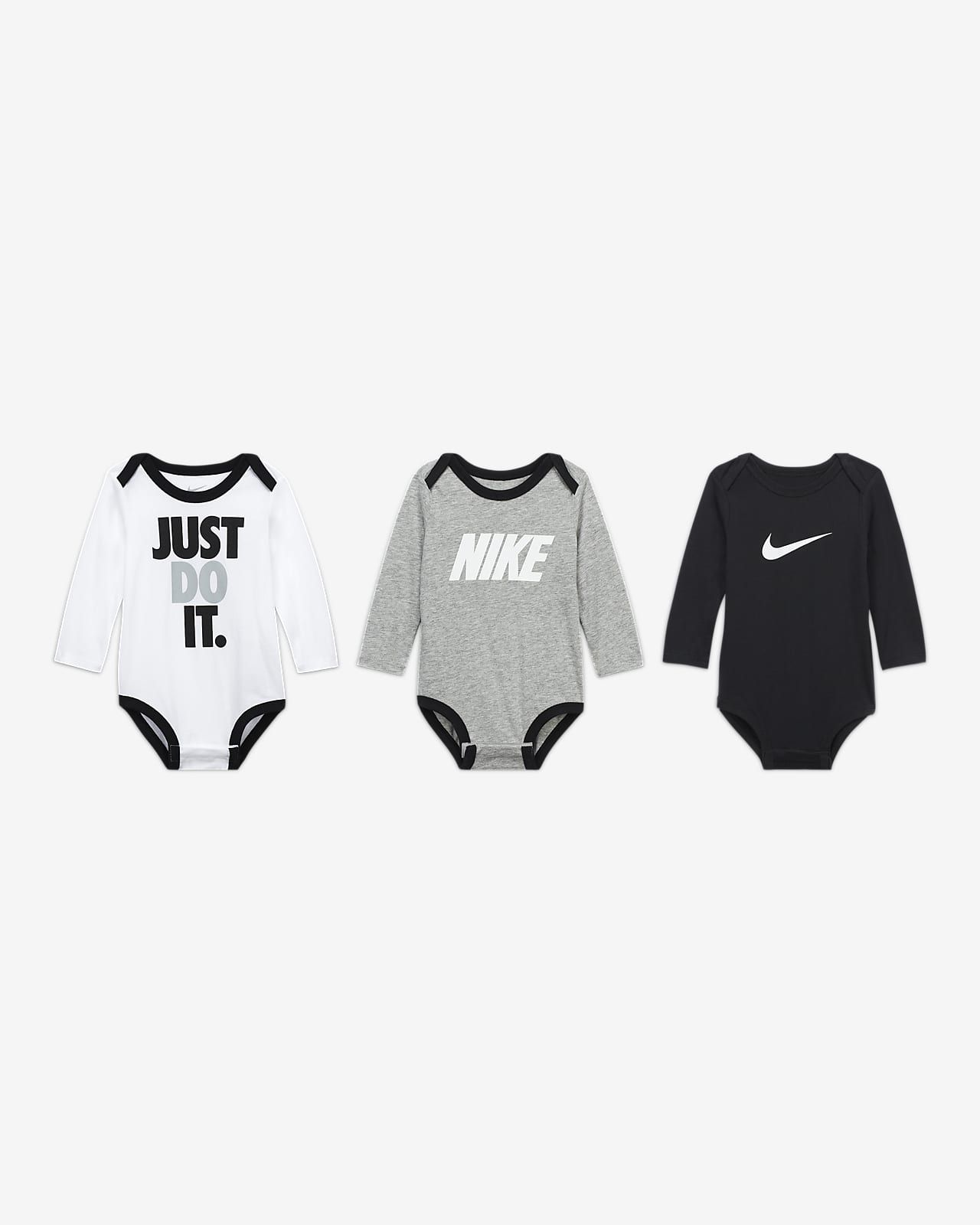 Baby (0-9M) Bodysuit Set (3-Pack) | Nike (US)