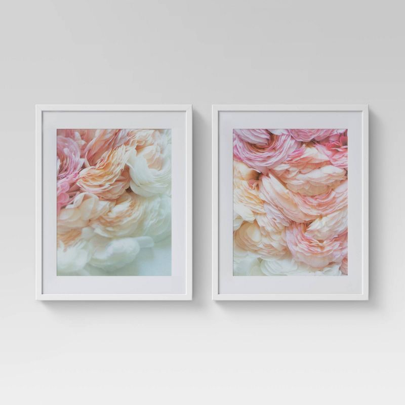 (Set of 2) 16" x 20" Floral Photography Framed Print - Opalhouse™ | Target