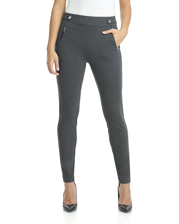 Rekucci Women's Secret Figure Pull-On Stretchy Knit Skinny Pant in Regular/Tall/Petite Sizes | Amazon (US)