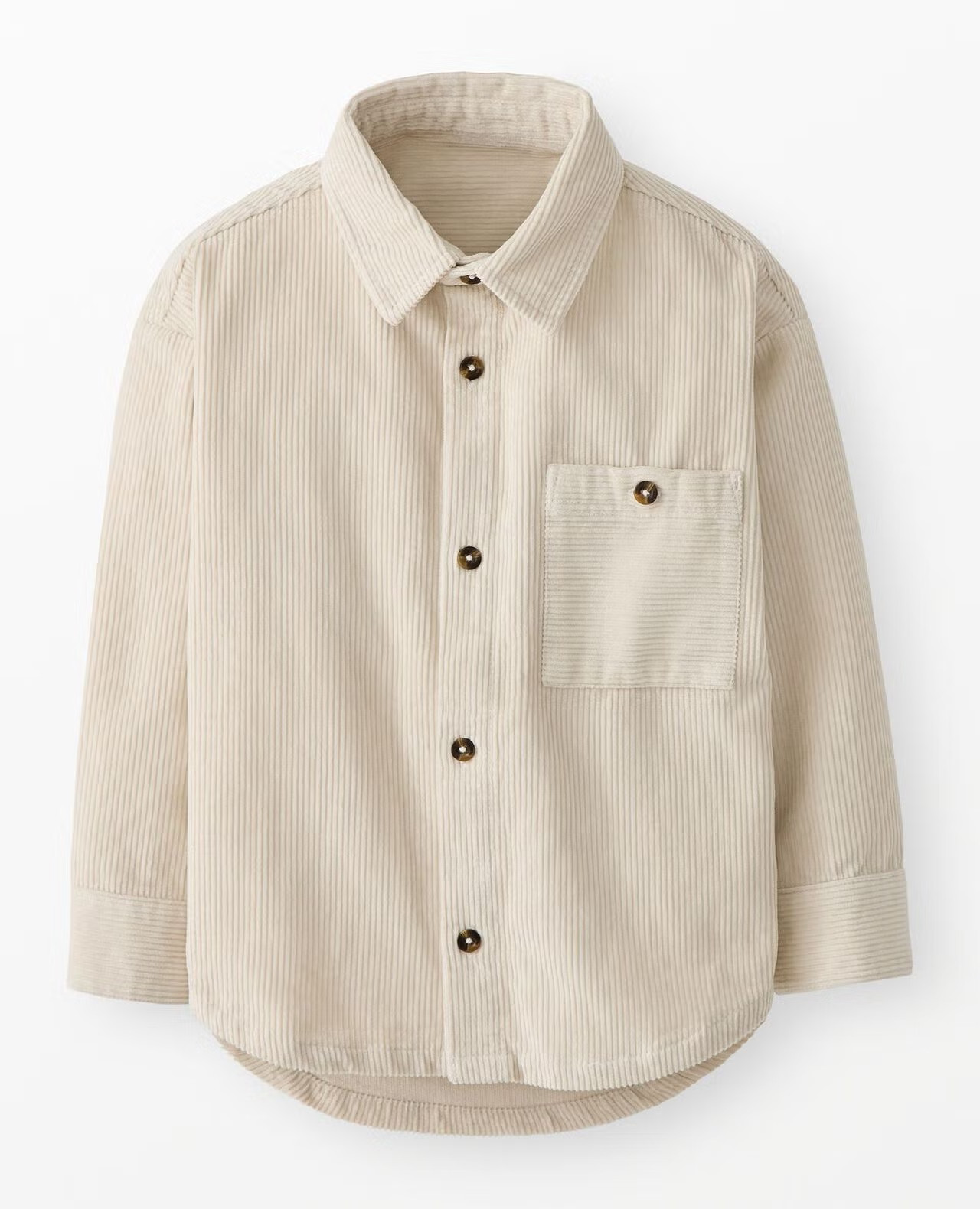 Oversized Corduroy Button Up Shirt | Hanna Andersson