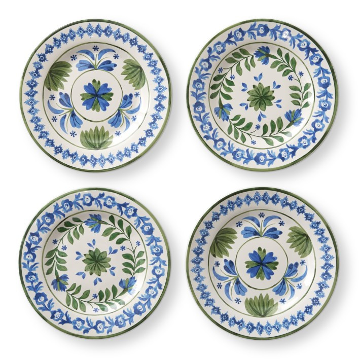 AERIN Ardsley Mixed Salad Plates, Set of 4 | Williams-Sonoma