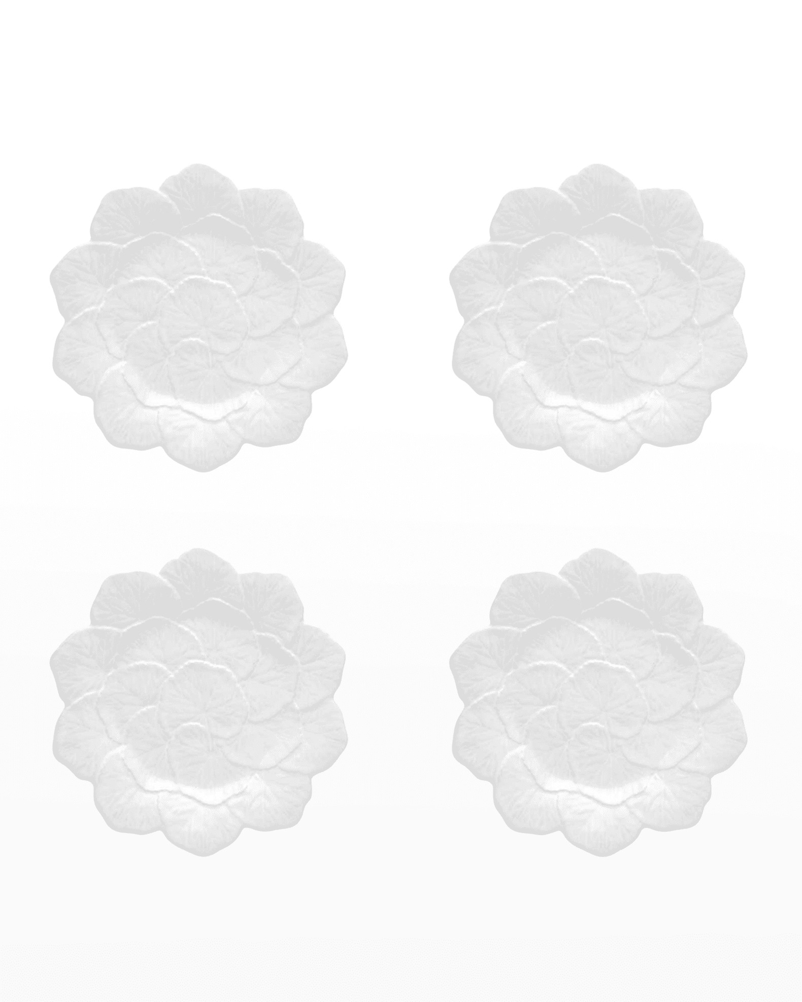 Bordallo Pinheiro Geranium Dessert Plate, Set of 4 | Neiman Marcus