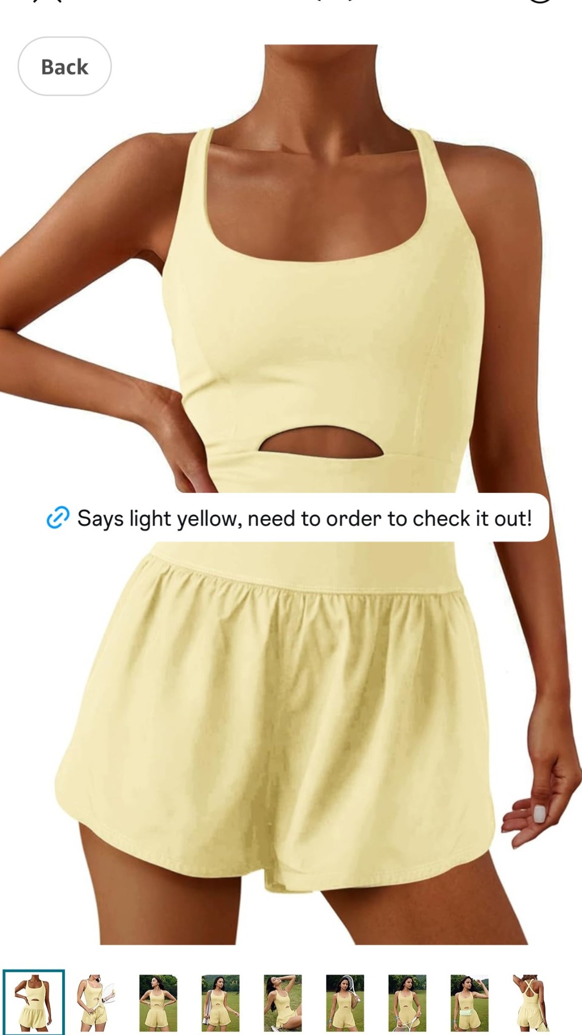 designer inspired active onesie in butter yellow 🔥🔥🔥

color description is ‘light yellow’ so I need to order to check it out!

#LTKActive #LTKFindsUnder50 #LTKStyleTip