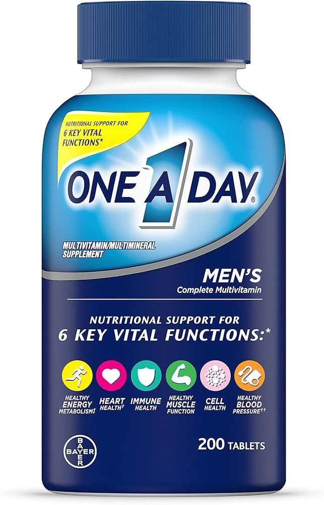 One a day men's health formula multivitamin is a complete multivitamin specially designed for t... | Amazon (US)