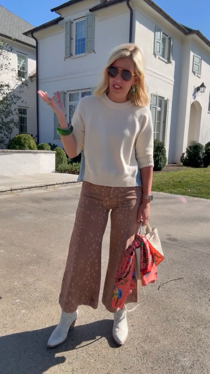 This is mix and match perfection if I say so myself! 

Xs top (use code CMLP15)
26P pants
8 boots 


#LTKmomlife #LTKootd #LTKOver40