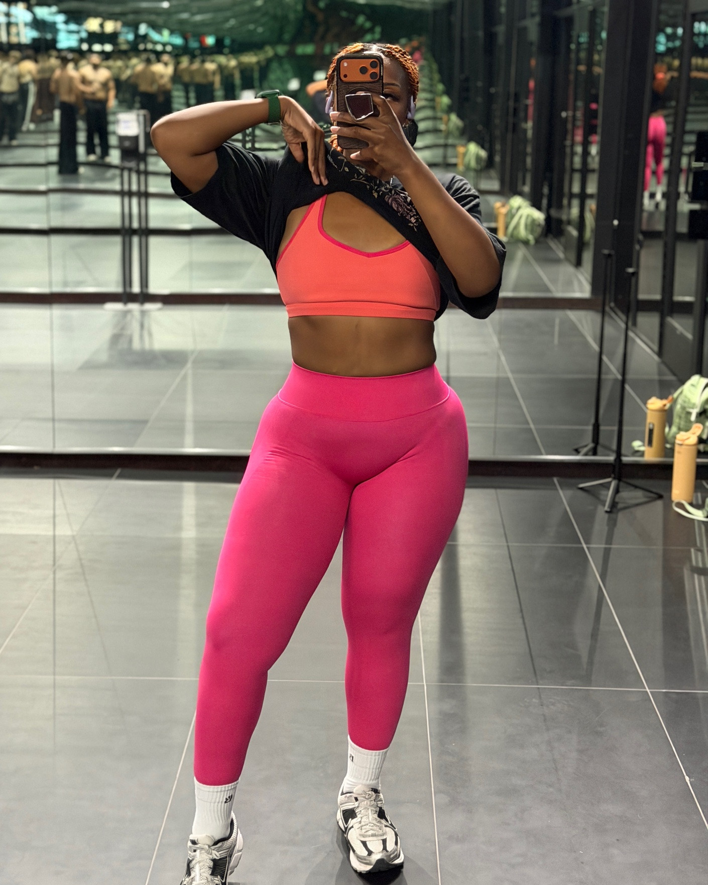 🧡🩷

Bra & Leggings - Medium 
Support code: CCURVES

#LTKfitnessgoals #LTKActive #LTKootd
