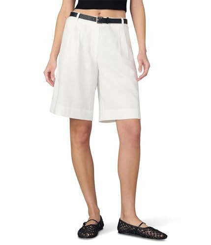 JOE'S JEANS | JOE'S JEANS Womens The Brody Bermuda Shorts, White, 10, Inseam: 9 — shop this pick from Emily's edit