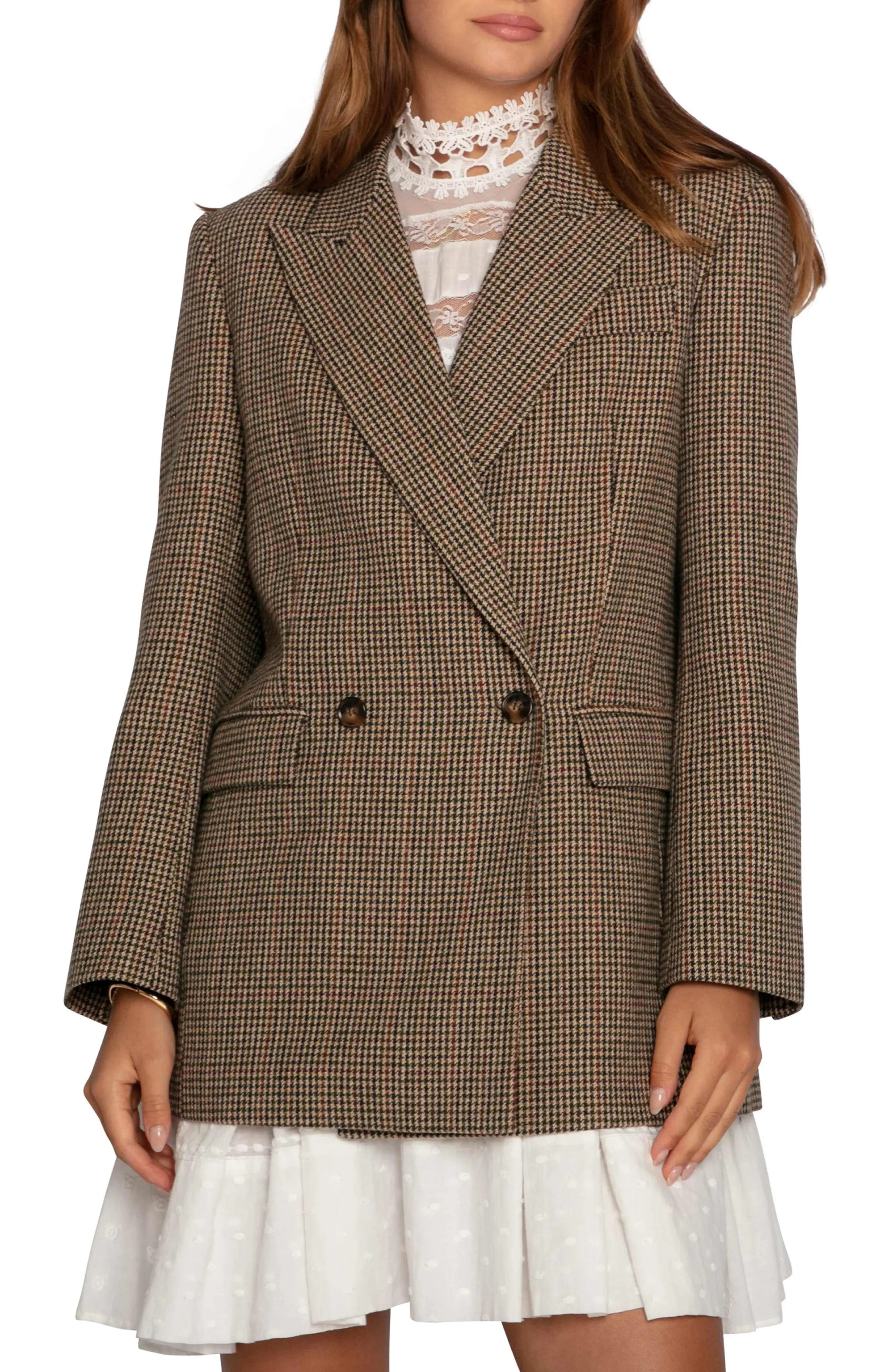 Belle & Bloom Big Brother Talk Double Breasted Blazer (Women) | Nordstrom | Nordstrom