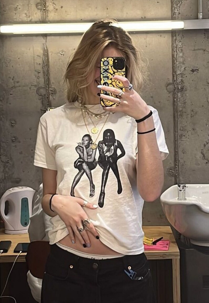 After Party, Kate Moss and Naomi Campbell Tshirt - Etsy | Etsy (US)