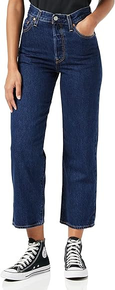 Levi's Women's Ribcage Straight Ankle Jeans | Amazon (UK)