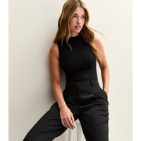 Women's Black High Neck Vest Top New Look | New Look (UK)