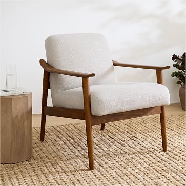 Mid-Century Show Wood Upholstered Chair (In-Stock & Ready to Ship) | West Elm | West Elm (US)