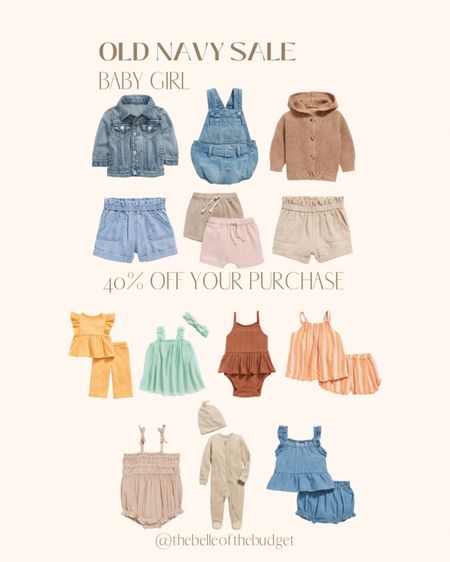 Old navy sale, baby girl, spring outfit