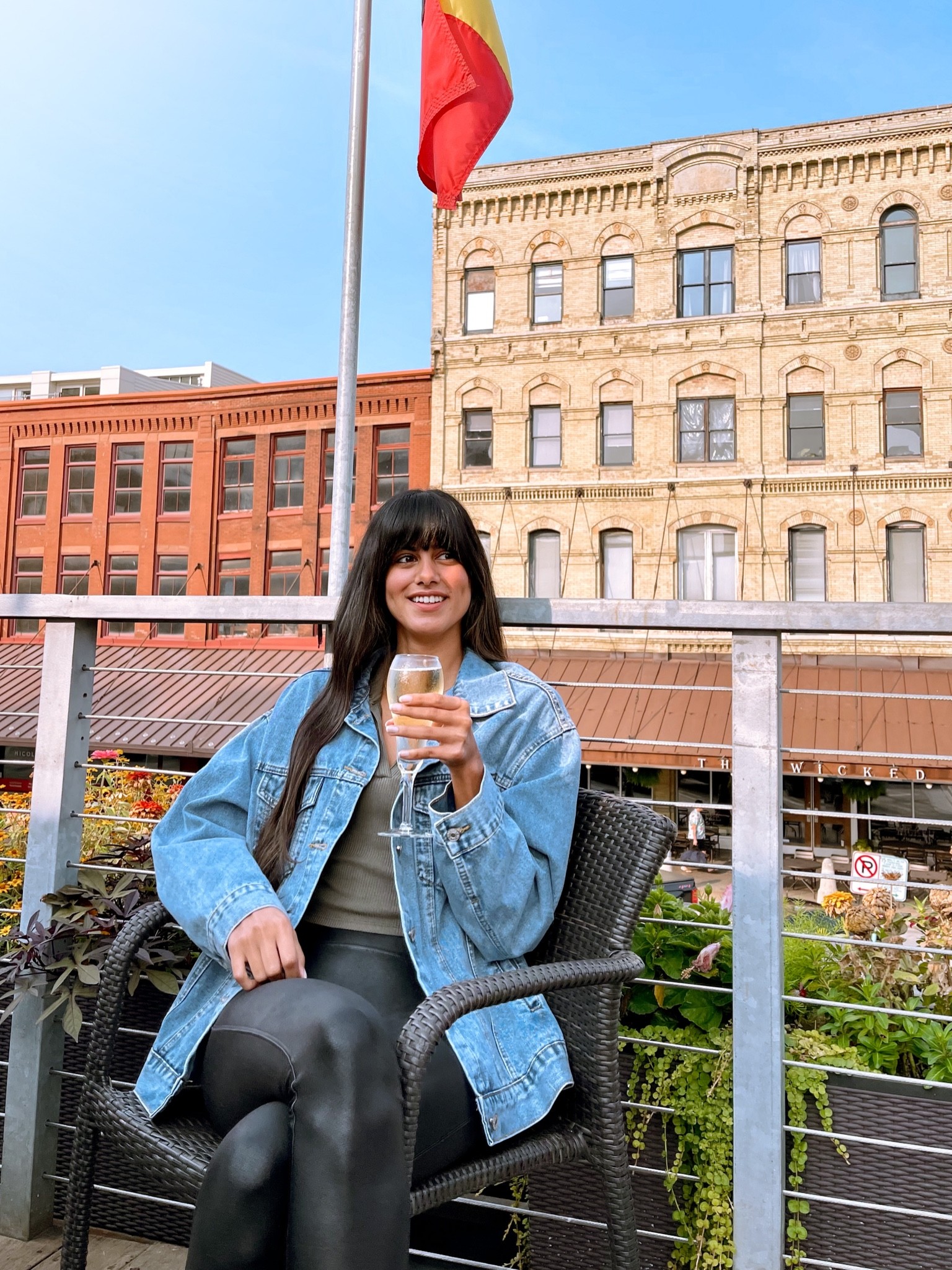 Casual fall outfit! Denim oversized jacket and faux leather leggings. #denimjacket #fauxleatherleggins #spanx #denim #oversizedjacket

#LTKunder100 #LTKstyletip #LTKSeasonal