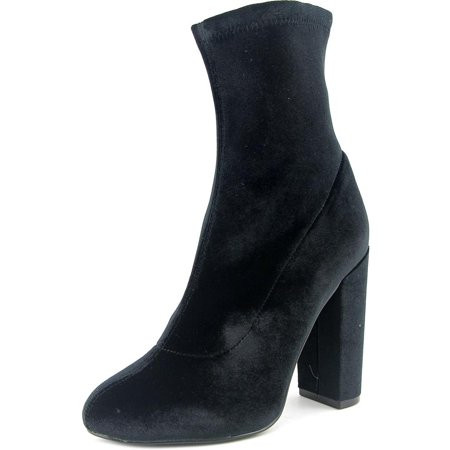 LFL Lust For Life Macey Army Green Suede Rebel Touch High Heel Egdy Ankle Boots (Black Velvet 6) | Walmart (US)