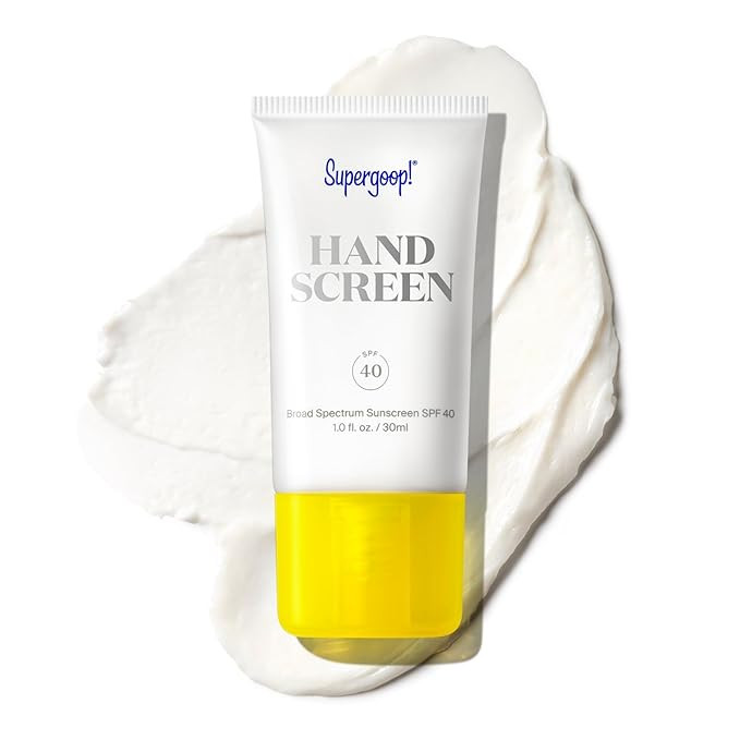 Supergoop! Handscreen SPF 40, 1 fl oz - Preventative, SPF Hand Cream For Dry Cracked Hands - Fast... | Amazon (US)