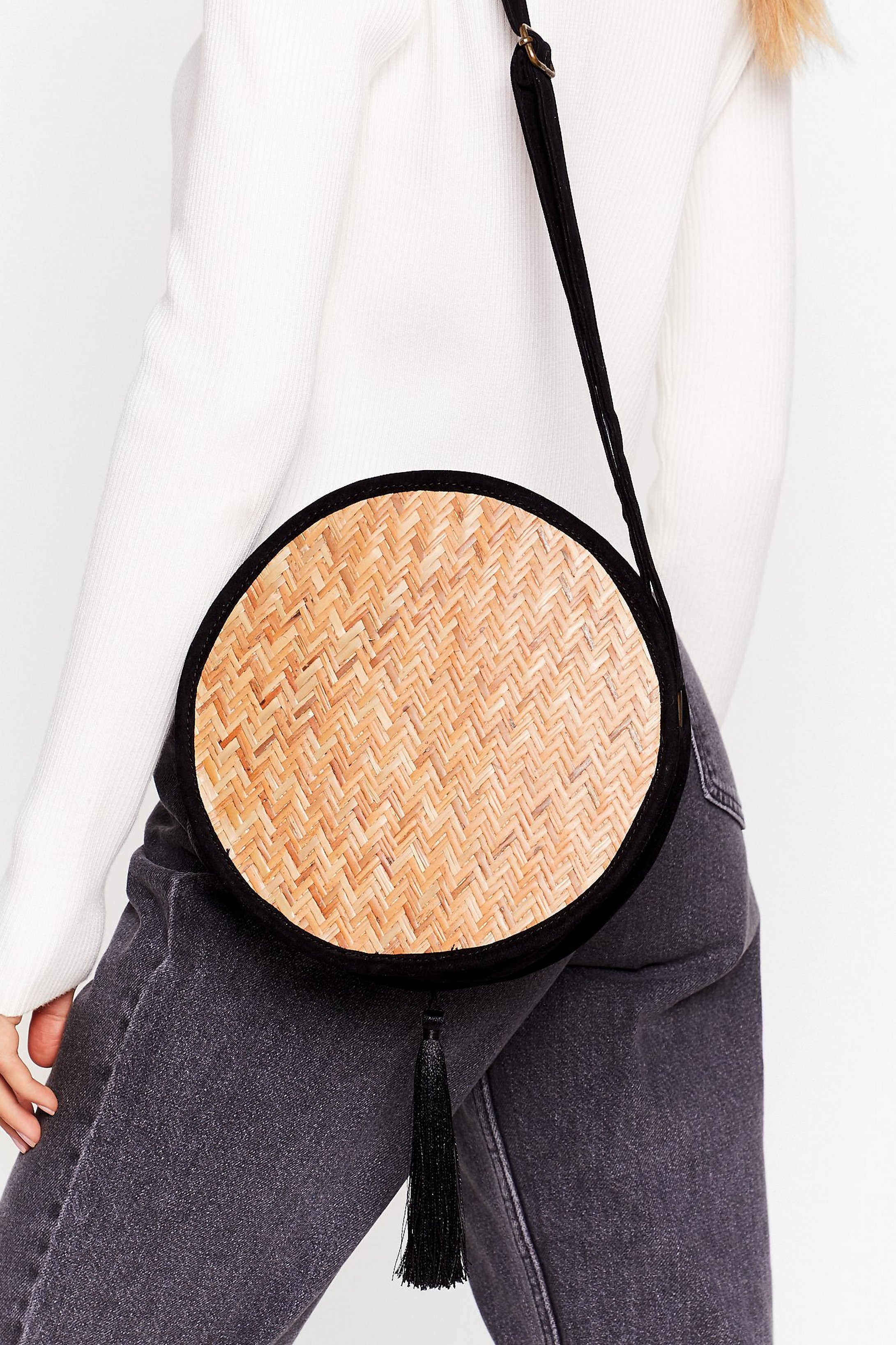 WANT Wood You Mind Woven Crossbody Bag | NastyGal (US & CA)