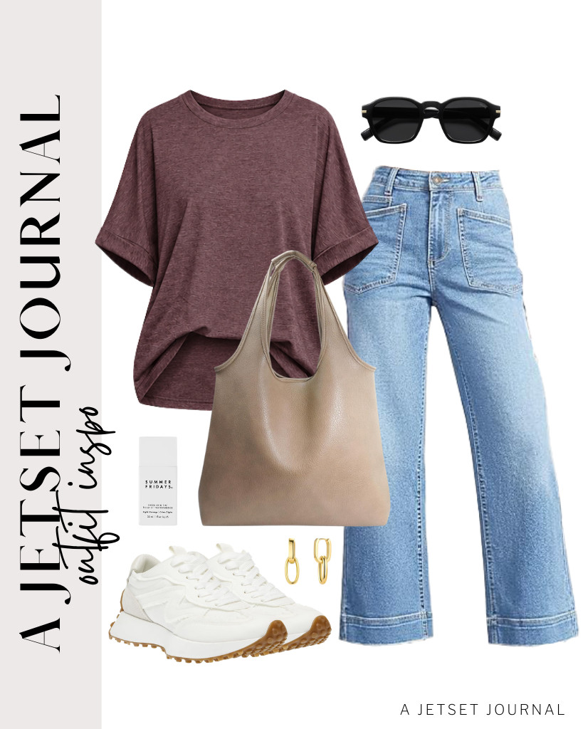 With a wine-red tee and wide-leg jeans, you can pair these Steve Madden Campo sneakers with a HOXIS leather tote. Finish the fit with SOJOS sunnies and Summer Fridays Sheer Skin Tint.

#LTKSeasonal #LTKSaleAlert #LTKTravel
 

 