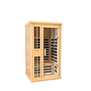 High-End Home 2-Person Sauna with 9 Carbon Heaters are Perfectly Positioned to Provide Stable Heat Throughout Your Body | The Home Depot