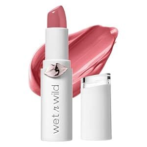wet n wild Lipstick Mega Last High-Shine Lipstick Lip Color Makeup, Bright Pink Pinky Ring | Amazon (US)