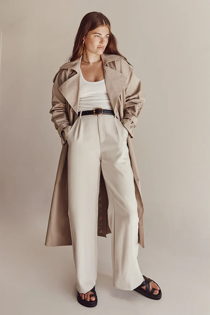 CAMERON STONE TRENCH COAT | DISSH