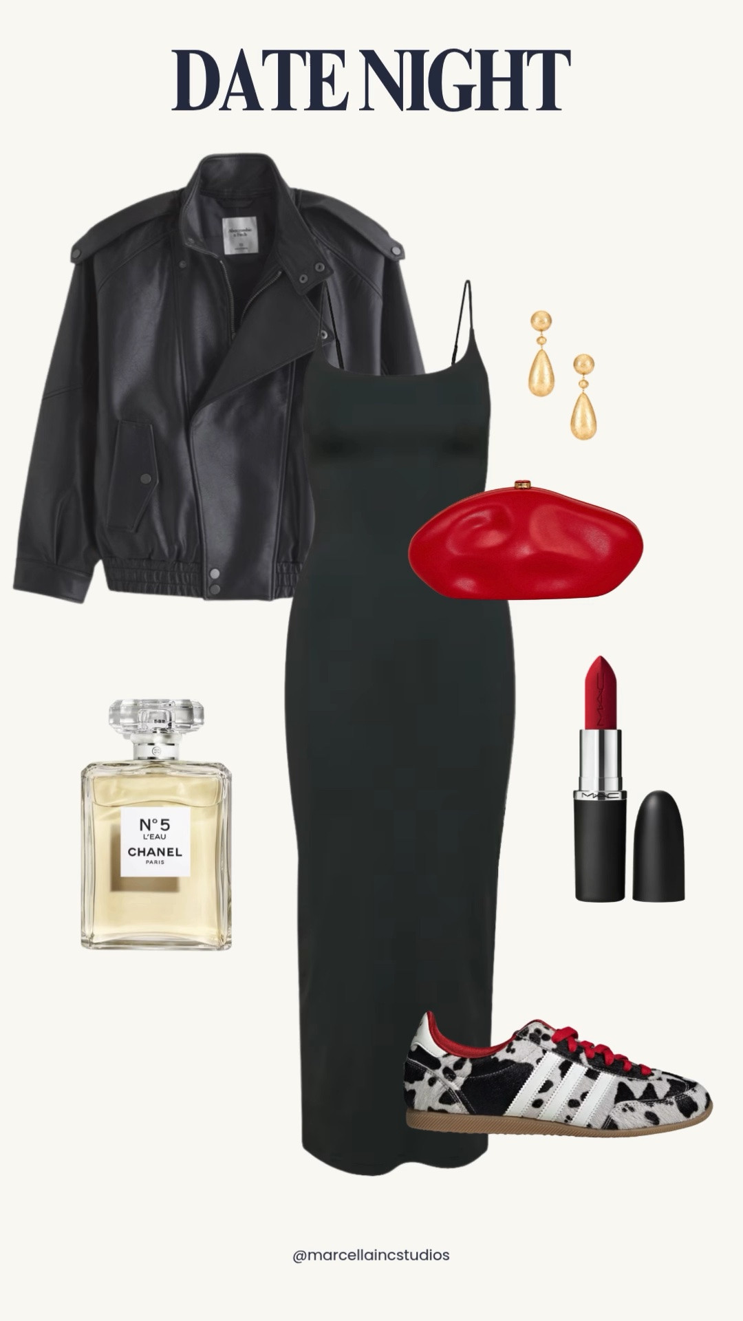 adidas sneaker date night outfit. Zebra adidas Japan with red color pops and a cherry red cult gaia clutch and of course for date night Chanel number 5. #datenightoutfit #sneakeroutfit #adidasjapan #cultgaia #ltkstyletip #ltkshoecrush

#LTKootd #LTKBeauty #LTKOver40