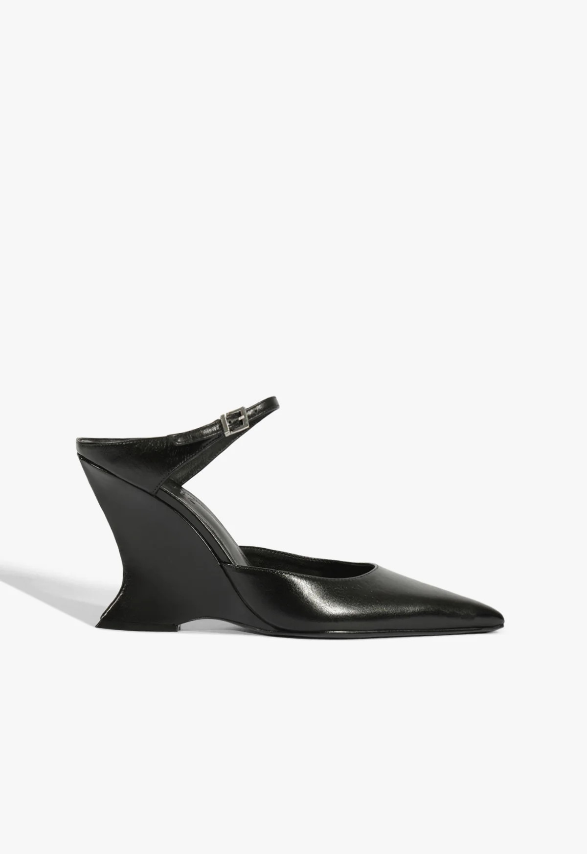 Black Leather Mule Pump Siena | SCHUTZ | Schutz (US)