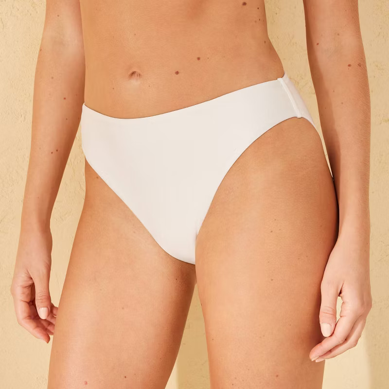 Women's Metallic High Leg Medium Coverage Bikini Bottom - Shade & Shore™ | Target
