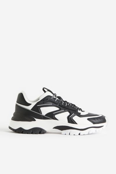 Chunky Sneakers - Black/white - Men | H&M US | H&M (US + CA)