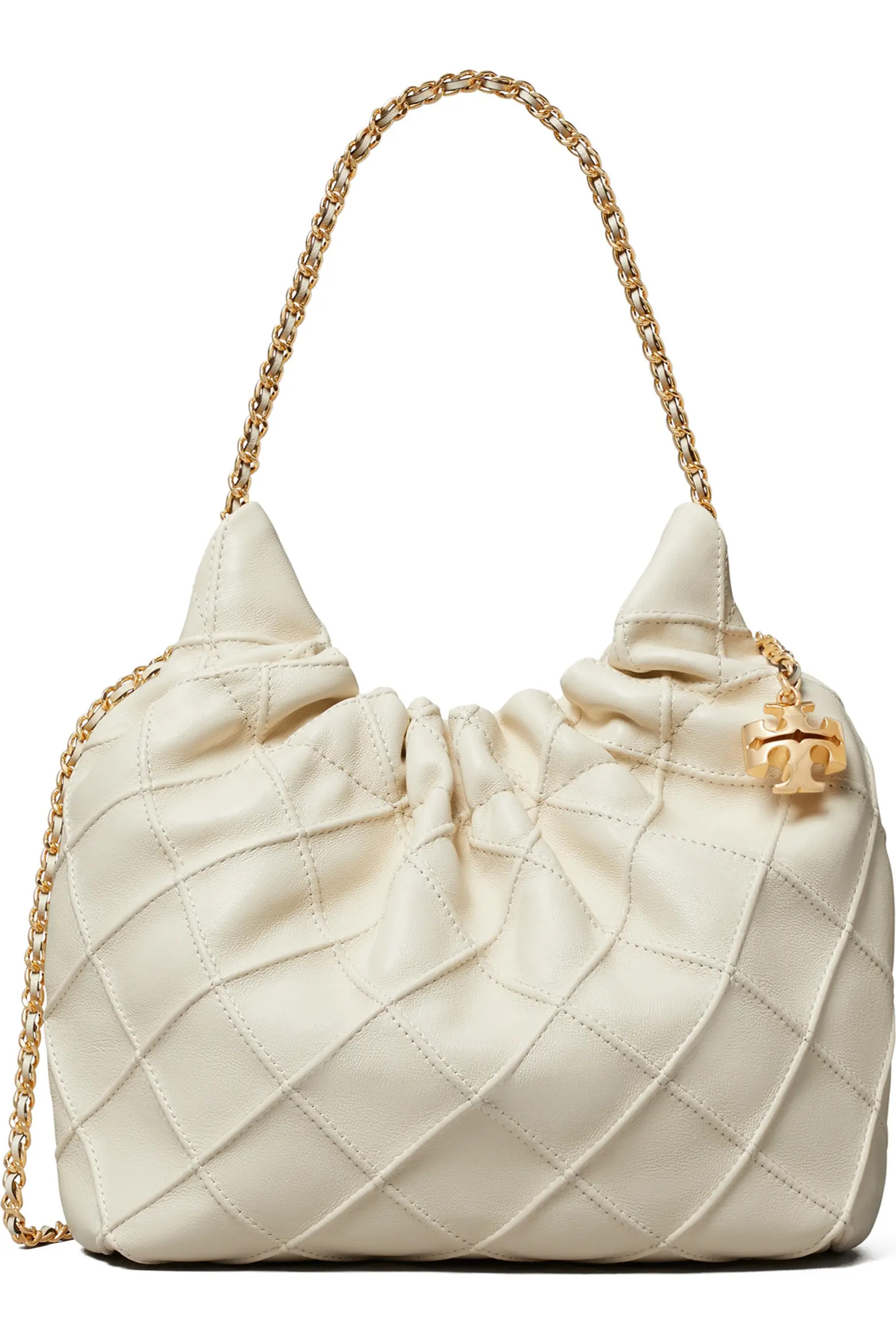 Tory Burch Mini Fleming Quilted Leather Hobo Bag (Women) | Nordstrom | Nordstrom